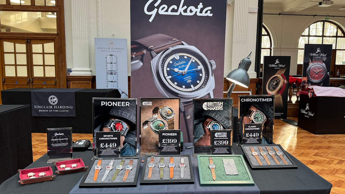 Geckota Special Edition proves a hit at British Watchmakers Day