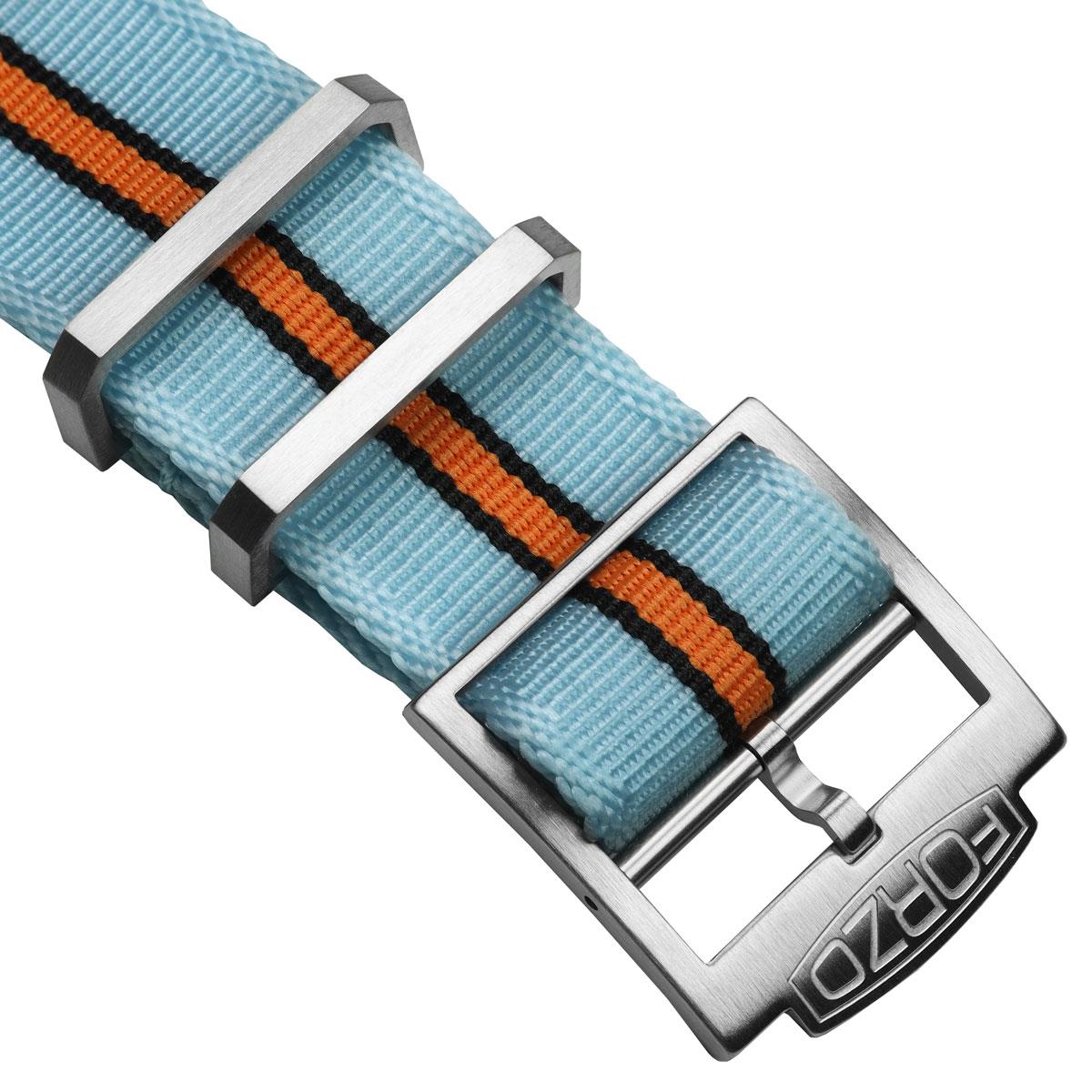 Blue and orange online watch strap