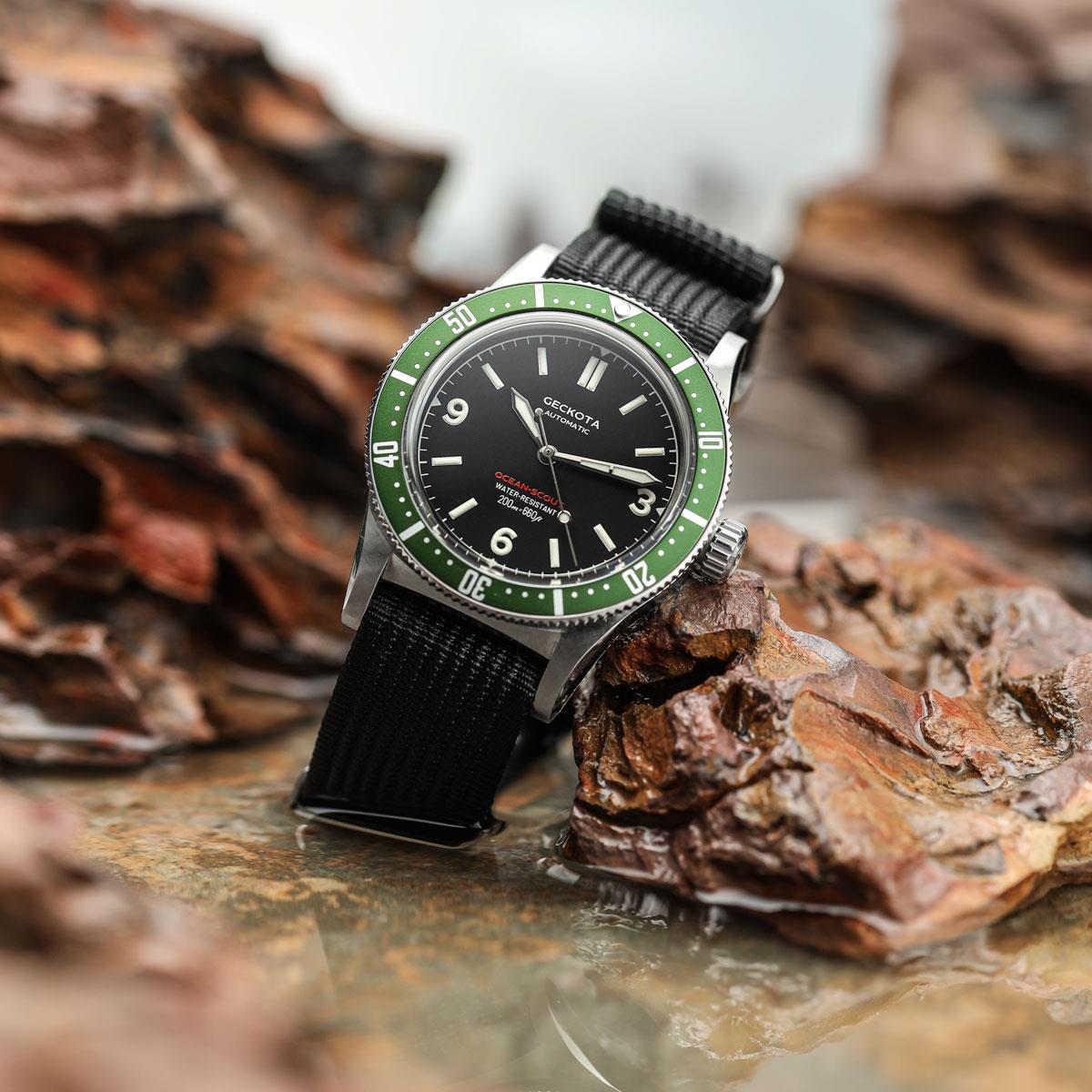 Green 2025 divers watch